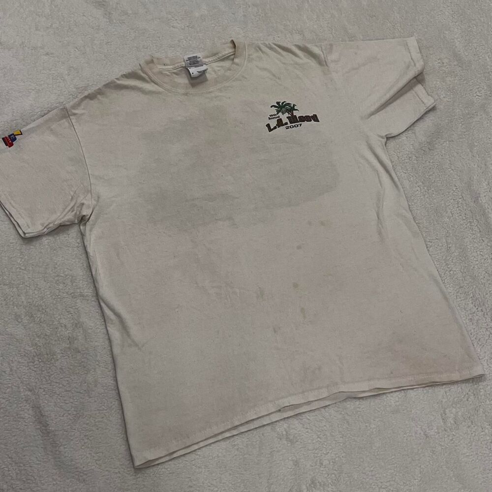 Unbranded Men's White and Cream T-shirt